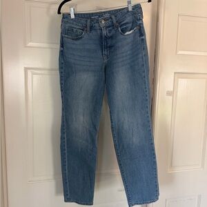 Old Navy Women's Straight Leg Blue Jeans